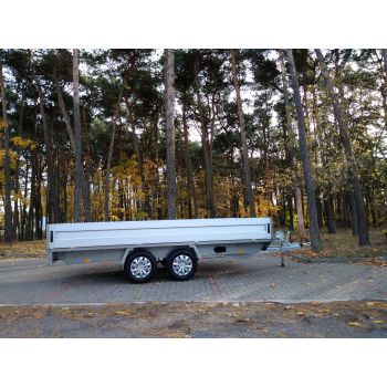 15.422 Nowim Przyczepa ciężarowa towarowa uniwersalna europaletowa hamowana wersja PLUS PLATFORMA