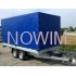 15.434/3 wersja PREMIUM Przyczepa ciężarowa towarowa uniwersalna europaletowa hamowana DMC 2700 kg z plandeką i burtami