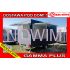 MODEL 25.18.133/9 GAMMA PLUS Przyczepa gastronomiczna handlowa Food Truck 1 osiowa hamowana foodtruck DMC 1300 kg 4,5 m długa Nowim