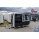 18.25.0659 EPSILON STANDARD Przyczepa gastronomiczna całoroczna 1 okno handlowa całoroczna Food Truck 4 m 1 oś DMC 1300 kg Nowim