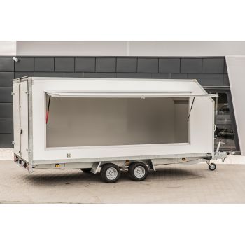 26.25.0293 (4,5x2,15m/2H2000kg) Kontener furgon cargo przyczepa nowa towarowa bagażowa hamowany Nowim