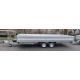 MODEL 23.10.205 Przyczepa ciężarowa platforma uniwersalna laweta burtowa hamowana towarowa budowlana 2 osie DMC 2700 kg 4,2 x 2,1 m Nowim