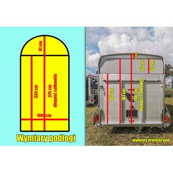 26.17.0535/2075 Przyczepa furgon (C500 ALU) Przyczepka ciężarowa (3,13x1,65x1,95-2H-DMC 2000 kg)  Producent przyczep do przewozu quadów maszyn Nowim